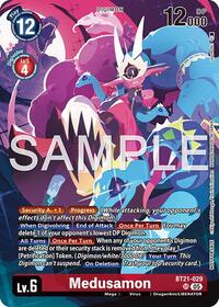 Medusamon (2026 Dash Pack Campaign) (Alternate Art - Chinese) (BT21-029 SR) [World Convergence]