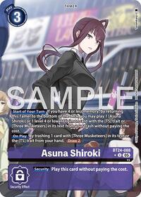 Asuna Shiroki (Alternate Art) (BT24-088 UC) [Time Stranger]
