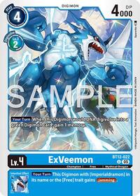 ExVeemon - BT12-022 (Reprint) (BT12-022 U) [Advanced Booster Digimon Generation]