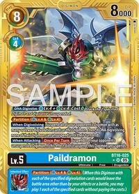 Paildramon - BT16-025 (Gold Border) (BT16-025 SR) [Advanced Booster Digimon Generation]