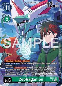 Zephagamon (Alternate Art) (EX11-035 R) [Dawn of Liberator]