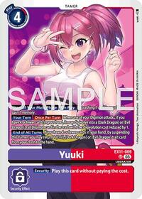 Yuuki (EX11-069 SR) [Dawn of Liberator]