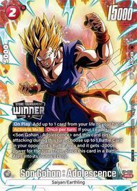 Son Gohan : Adolescence (Tournament Pack -Winner- 09) (FP-063) [Tournament and Championship Promos]