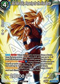 SS3 Son Goku, Preparing for the Final Battle (Ultra-Bout Series Tournament Pack Vol.1) (P-618) [Tournament Promotion Cards]