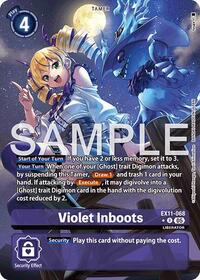 Violet Inboots (Alternate Art) (EX11-068 R) [Dawn of Liberator]