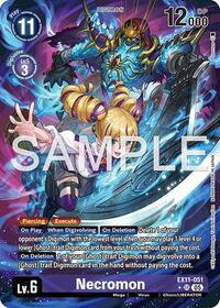 Necromon (Alternate Art) (EX11-051 SR) [Dawn of Liberator]