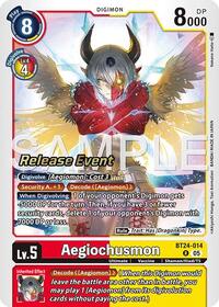 Aegiochusmon (BT24-014 R) [Time Stranger Release Event Cards]
