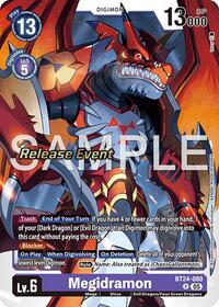 Megidramon (BT24-080 R) [Time Stranger Release Event Cards]
