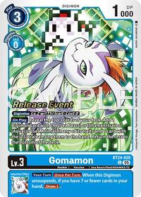 Gomamon (BT24-020 U) [Time Stranger Release Event Cards]