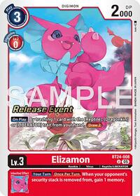 Elizamon (BT24-008 C) [Time Stranger Release Event Cards]