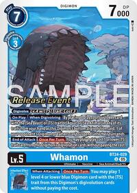 Whamon (BT24-029 U) [Time Stranger Release Event Cards]