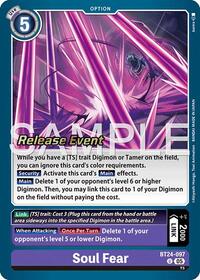 Soul Fear (BT24-097 U) [Time Stranger Release Event Cards]
