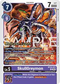 SkullGreymon (BT24-072 U) [Time Stranger Release Event Cards]