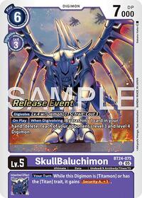 SkullBaluchimon (BT24-075 U) [Time Stranger Release Event Cards]
