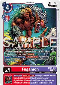Fugamon (BT24-013 U) [Time Stranger Release Event Cards]