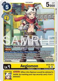 Aegiomon (BT24-034 SR) [Time Stranger]