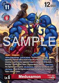 Medusamon (Alternate Art) (EX11-012 SR) [Dawn of Liberator]