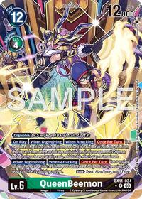 QueenBeemon (Box Topper) (EX11-034 R) [Dawn of Liberator]