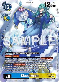 Skadimon (Box Topper) (EX11-017 R) [Dawn of Liberator]