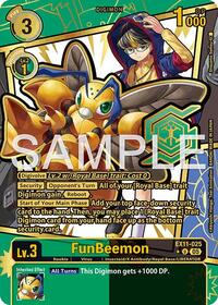 FunBeemon (Rare Pull) (EX11-025) [Dawn of Liberator]