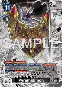 Pyramidimon (SP) (EX11-044 SR) [Dawn of Liberator]