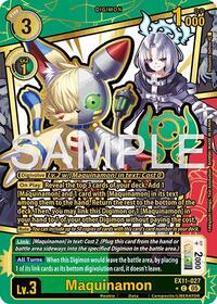 Maquinamon (Rare Pull) (EX11-027 C) [Dawn of Liberator]
