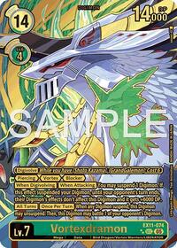 Vortexdramon (Rare Pull) (EX11-074 SEC) [Dawn of Liberator]