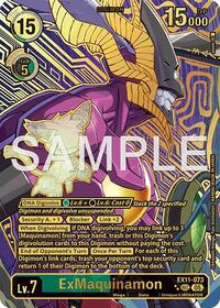 ExMaquinamon (Rare Pull) (EX11-073 SEC) [Dawn of Liberator]