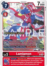 Lamiamon (BT24-016 U) [Time Stranger Release Event Cards]