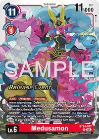 Medusamon (BT24-017 R) [Time Stranger Release Event Cards]