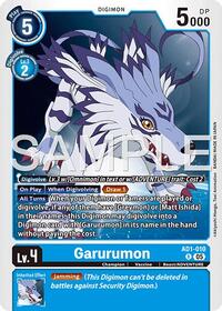 Garurumon (AD1-010 R) [Advanced Booster Digimon Generation]