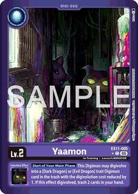 Yaamon (Limited Foil) (EX11-005 C) [Dawn of Liberator]