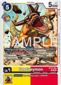 GeoGreymon - BT21-042 (Reprint) (BT21-042 C) [Advanced Booster Digimon Generation]