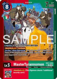 MasterTyrannomon (Limited Foil) (EX11-010 U) [Dawn of Liberator]