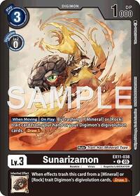 Sunarizamon (Limited Foil) (EX11-038 C) [Dawn of Liberator]
