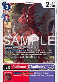 Guilmon (X Antibody) (Reprint) (EX8-009 R) [Advanced Booster Digimon Generation]