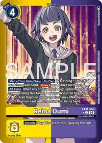 Reina Oumi (Limited Foil) (EX11-059 U) [Dawn of Liberator]