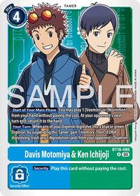 Davis Motomiya & Ken Ichijoji (Reprint) (BT16-085 R) [Advanced Booster Digimon Generation]