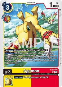 Agumon - BT21-040 (Reprint) (BT21-040 U) [Advanced Booster Digimon Generation]