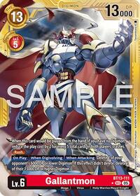 Gallantmon - BT13-111 (Gold Border) (BT13-111 SEC) [Advanced Booster Digimon Generation]