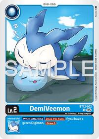 DemiVeemon - BT12-002 (Reprint) (BT12-002 U) [Advanced Booster Digimon Generation]