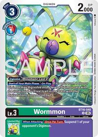 Wormmon - BT16-040 (Reprint) (BT16-040 R) [Advanced Booster Digimon Generation]