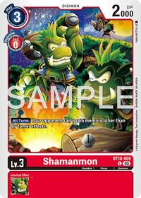 Shamanmon (Reprint) (BT18-009 C) [Advanced Booster Digimon Generation]
