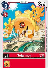 Solarmon (Reprint) (ST12-03 C) [Advanced Booster Digimon Generation]