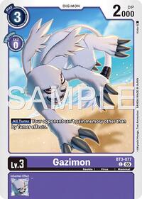 Gazimon (Reprint) (BT3-077 C) [Advanced Booster Digimon Generation]