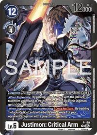 Justimon: Critical Arm (P-179 P) [Limited Card Pack -Another Knight-]