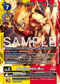 Apollomon ACE (P-191 P) [Limited Card Pack -Another Knight-]