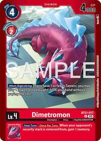 Dimetromon - BT21-017 (BT21-017 U) [Limited Card Pack -Another Knight-]