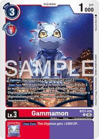 Gammamon - BT21-010 (Reprint) (BT21-010 U) [Advanced Booster Digimon Generation]