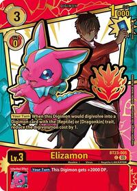 Elizamon (Rare Pull) (BT23-005 C) [Dawn of Liberator]